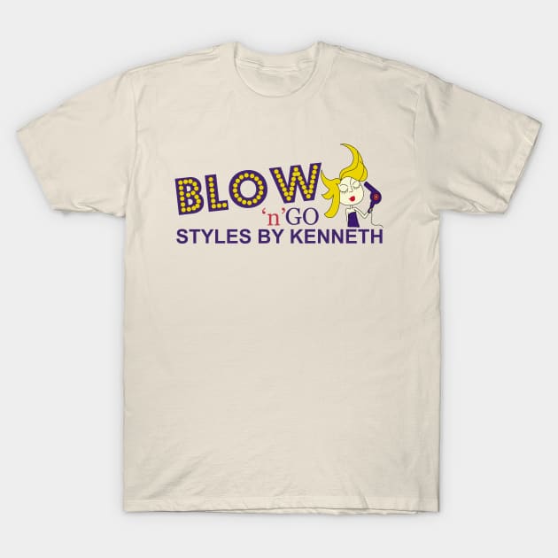Blow 'n' Go - Styles By Kenneth T-Shirt by Meta Cortex